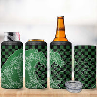 Japanese Asanoha Pattern 4 in 1 Can Cooler Tumbler Water Breathing Slayer Dragon LT9 - Polynesian Pride