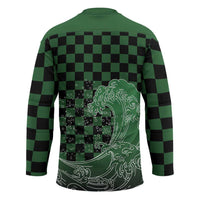 Japanese Asanoha Pattern Hockey Jersey Water Breathing Slayer Dragon LT9 - Polynesian Pride