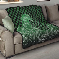 Japanese Asanoha Pattern Quilt Water Breathing Slayer Dragon - Polynesian Pride