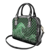 Japanese Asanoha Pattern Shoulder Handbag Water Breathing Slayer Dragon - Polynesian Pride