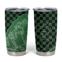 Japanese Asanoha Pattern Tumbler Cup Water Breathing Slayer Dragon - Polynesian Pride