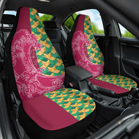 Japanese Bishamon-Kikkou Pattern Car Seat Cover Water Pillar Silent River Flow - Polynesian Pride