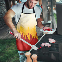 Japanese Kaen Pattern Apron Flame Pillar Blazing Lion Heart LT9 - Polynesian Pride