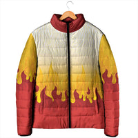 Japanese Kaen Pattern Padded Jacket Flame Pillar Blazing Lion Heart LT9 - Polynesian Pride