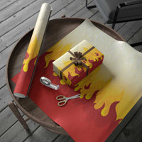 Japanese Kaen Pattern Wrapping Paper Flame Pillar Blazing Lion Heart LT9 - Polynesian Pride