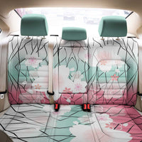 Japanese Kocho Pattern Back Car Seat Cover Insect Pillar Butterfly Flower Fairy - Polynesian Pride