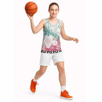 Japanese Kocho Pattern Basketball Jersey Insect Pillar Butterfly Flower Fairy LT9 - Polynesian Pride