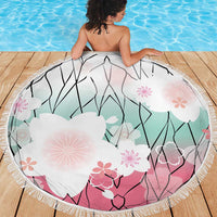 Japanese Kocho Pattern Beach Blanket Insect Pillar Butterfly Flower Fairy LT9 - Polynesian Pride