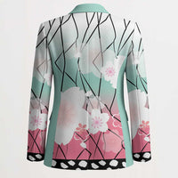 Japanese Kocho Pattern Blazer Insect Pillar Butterfly Flower Fairy LT9 - Polynesian Pride