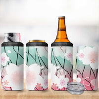 Japanese Kocho Pattern 4 in 1 Can Cooler Tumbler Insect Pillar Butterfly Flower Fairy LT9 - Polynesian Pride