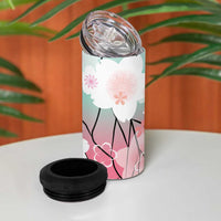Japanese Kocho Pattern 4 in 1 Can Cooler Tumbler Insect Pillar Butterfly Flower Fairy LT9 - Polynesian Pride