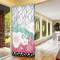 Japanese Kocho Pattern Door Cover Insect Pillar Butterfly Flower Fairy - Polynesian Pride