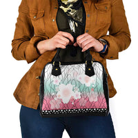 Japanese Kocho Pattern Shoulder Handbag Insect Pillar Butterfly Flower Fairy - Polynesian Pride