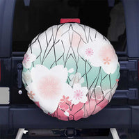 Japanese Kocho Pattern Spare Tire Cover Insect Pillar Butterfly Flower Fairy - Polynesian Pride