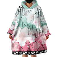Japanese Kocho Pattern Wearable Blanket Hoodie Insect Pillar Butterfly Flower Fairy LT9 - Polynesian Pride