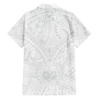 Samoa Lotu Tamaiti Hawaiian Shirt Polynesian White Sunday Simple LT9 - Polynesian Pride