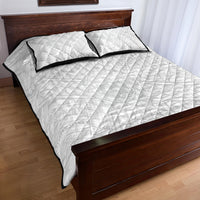 Samoa Lotu Tamaiti Quilt Bed Set Polynesian White Sunday Simple LT9 - Polynesian Pride