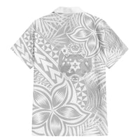 Personalised Tonga White Sunday Family Matching Mermaid Dress and Hawaiian Shirt Tropical Plant With Polynesian Pattern LT9 - Polynesian Pride