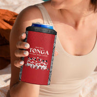 Custom Tonga Rugby Mate Ma'a 4 in 1 Can Cooler Tumbler Tonga XIII Make History Pacific Champions