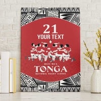 Custom Tonga Rugby Mate Ma'a Canvas Wall Art Tonga XIII Make History Pacific Champions LT9 Without Frame Red - Polynesian Pride