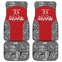 Custom Tonga Rugby Mate Ma'a Car Mats Tonga XIII Make History Pacific Champions LT9 - Polynesian Pride