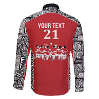 Custom Tonga Rugby Mate Ma'a Family Matching Long Sleeve Bodycon Dress and Hawaiian Shirt Tonga XIII Make History Pacific Champions