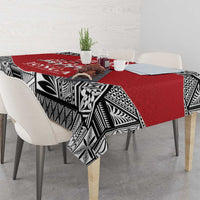 Custom Tonga Rugby Mate Ma'a Tablecloth Tonga XIII Make History Pacific Champions LT9 - Polynesian Pride