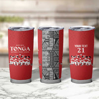 Custom Tonga Rugby Mate Ma'a Tumbler Cup Tonga XIII Make History Pacific Champions LT9 - Polynesian Pride