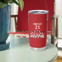 Custom Tonga Rugby Mate Ma'a Tumbler Cup Tonga XIII Make History Pacific Champions LT9 - Polynesian Pride