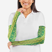 Hawaii Lei with Tribal Quilt Motif Arm Sleeves LT9 - Polynesian Pride