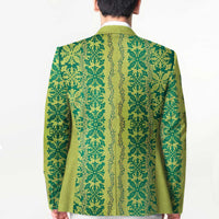 Hawaii Lei with Tribal Quilt Motif Blazer - Polynesian Pride