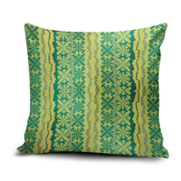 Hawaii Lei with Tribal Quilt Motif Pillow Cover - Polynesian Pride