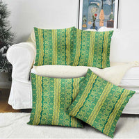 Hawaii Lei with Tribal Quilt Motif Pillow Cover - Polynesian Pride