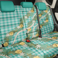 Aloha Puakenikeni Anthurium Pikake Lei Back Car Seat Cover Marine Hawaiian Palaka Pattern