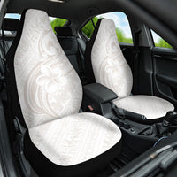 Hawaii Plumeria Lokelani Pikake Lei Car Seat Cover Sandy Beige Polynesian Tattoo LT9 One Size Beige - Polynesian Pride