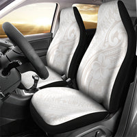 Hawaii Plumeria Lokelani Pikake Lei Car Seat Cover Sandy Beige Polynesian Tattoo LT9 - Polynesian Pride