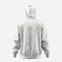 Hawaii Plumeria Lokelani Pikake Lei Hoodie Sandy Beige Polynesian Tattoo LT9 - Polynesian Pride