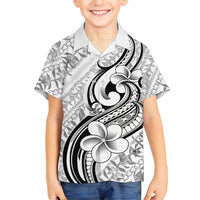 Hawaii Plumeria Lokelani Pikake Lei Family Matching Tank Maxi Dress and Hawaiian Shirt Ele'ele Polynesian Tattoo
