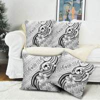 Hawaii Plumeria Lokelani Pikake Lei Pillow Cover Ele'ele Polynesian Tattoo LT9 - Polynesian Pride