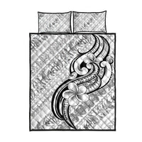 Hawaii Plumeria Lokelani Pikake Lei Quilt Bed Set Ele'ele Polynesian Tattoo LT9 - Polynesian Pride