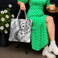 Hawaii Plumeria Lokelani Pikake Lei Tote Bag Ele'ele Polynesian Tattoo LT9 - Polynesian Pride
