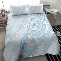 Hawaii Plumeria Lokelani Pikake Lei Bedding Set Uliuli Polynesian Tattoo