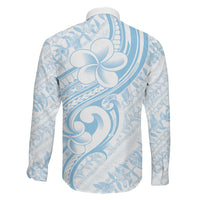Hawaii Plumeria Lokelani Pikake Lei Family Matching Long Sleeve Bodycon Dress and Hawaiian Shirt Uliuli Polynesian Tattoo