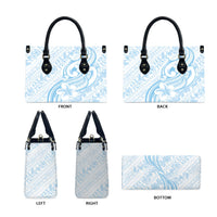 Hawaii Plumeria Lokelani Pikake Lei Leather Bag Uliuli Polynesian Tattoo LT9 - Polynesian Pride