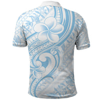 Hawaii Plumeria Lokelani Pikake Lei Polo Shirt Uliuli Polynesian Tattoo LT9 - Polynesian Pride