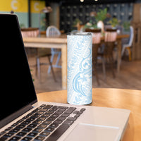 Hawaii Plumeria Lokelani Pikake Lei Skinny Tumbler Uliuli Polynesian Tattoo