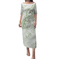 Hawaii Plumeria Lokelani Pikake Lei Family Matching Puletasi and Hawaiian Shirt Oma'oma'o Polynesian Tattoo