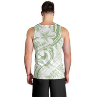 Hawaii Plumeria Lokelani Pikake Lei Men Tank Top Oma'oma'o Polynesian Tattoo LT9 - Polynesian Pride