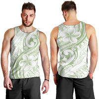 Hawaii Plumeria Lokelani Pikake Lei Men Tank Top Oma'oma'o Polynesian Tattoo LT9 - Polynesian Pride