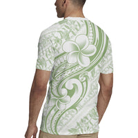 Hawaii Plumeria Lokelani Pikake Lei Rugby Jersey Oma'oma'o Polynesian Tattoo LT9 - Polynesian Pride